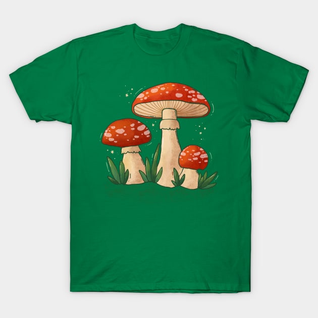 Mushrooms T-Shirt by Tania Tania